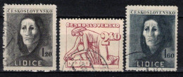 Tchécoslovaquie 1947 Mi 518-20 (Yv 446-8), Obliteré, - Usados