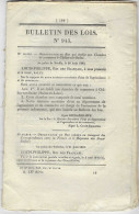 Bulletin Des Lois 943 _ 1842 - Decrees & Laws