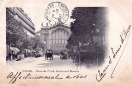 75 -  PARIS  - Gare Du Nord - Boulevard Denain - Métro Parisien, Gares