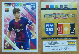 AC - 57 SERGI ROBERTO  FC BARCELONA  PANINI FIFA 365 2019 ADRENALYN TRADING CARD - Trading-Karten