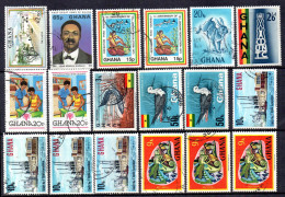 GHANA Petit Lot Timbres Tous Oblitéré / Used - Ghana (1957-...)