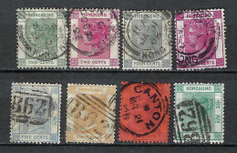 HONG KONG Ca.1870-90: Lot D' Obl. - Used Stamps