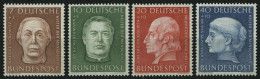 BUNDESREPUBLIK 200-03 **, 1954, Helfer Der Menschheit, Prachtsatz, Mi. 50.- - Unused Stamps