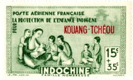 KOUANG-TCHEOU, PROTEZIONE INFANZIA, 1942, NUOVI (MNH**) Sn:FR-KT CB1, Yt:FR-KT PA1 - Unused Stamps