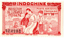 KOUANG-TCHEOU, PROTEZIONE INFANZIA, 1942, NUOVI (MNH**) Scott:FR-KT CB3, Yt:FR-KT PA3 - Ungebraucht