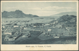 KAP VERDE 203 BRIEF, 1927, 1 E. Ceres Auf Ansichtskarte Von Porto Grande Nach Deutschland, Gebrauchserhaltung - Islas De Cabo Verde