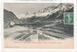 CPA :  14 X 9  - Chemin De Fer électrique Le Fayet-Chamonix - Station Et Village Des Houches - Les Houches