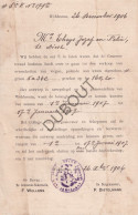 Webbekom/Diest - Gemeentelijke Verordening 1906 (V3058) - Manuscripten