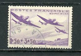 FRANCE - OEUVRES DE L'AIR - N° Yvert 540 Obli. Ronde Du JURA - Used Stamps