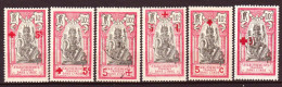 India 1915 Y.T.43/48 O/*/Used/MH VF/F - Ongebruikt