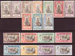 India 1914 Y.T.25/42 */MH VF/F - Unused Stamps