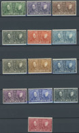 BELGIEN 191-203 **, 1925, 75 Jahre Belgische Briefmarken, Postfrischer Prachtsatz, Mi. 140.- - Autres & Non Classés