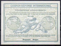 BELGIQUE BELGIE BELGIUM  Ro4  Fr. 0.28  International Reply Coupon Reponse Antwortschein IRC IAS Cupon Respuesta  Mint * - Internationale Antwortscheine