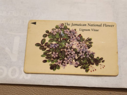 JAMAICA-(83JAMA-(0)-JAM-83A-(0)-Lignum Vitae-(62)-(83JAMA246219)-(J$20)-used Card+1card Prepiad - Giamaica