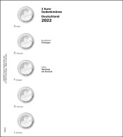 Lindner Vordruckblatt Karat Deutsche Bundesländer 1505-9 Neu - Material