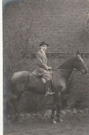 Carte Photo Cavalier Sur étalon Jacques 19 Ans - Photos