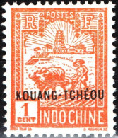 KOUANG-TCHEOU, MOTIVI LOCALI, 1927, NUOVI (MLH*) Sn:FR-KT 79, Yt:FR-KT 77 - Neufs