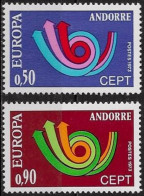 ANDORRE - EUROPA CEPT - N° 226 ET 227 - NEUF** MNH - 1973