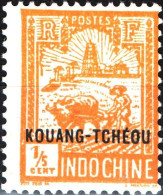 KOUANG-TCHEOU, MOTIVI LOCALI, 1927, NUOVI (MLH*) Sn:FR-KT 76, Yt:FR-KT 74 - Ongebruikt