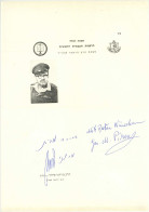 Israel Mordechai Piron (1921-2014) Oberrabbiner U. Militärrabiner Armee Autograph 1976 - Politiek & Militair