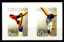 FAEROËR 2009 - MiNr. 680/681 - **/MNH - Sports - Gymnastics - Faeroër