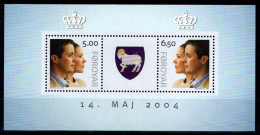 FAEROËR 2004 - MiNr. BL 17 - **/MNH - Wedding Of Crown Prince Frederik & Mary Donaldson - Islas Faeroes