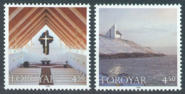 FAEROËR 1998 - MiNr. 345/346 - **/MNH - Frederik's Church In Nes - Faeroër