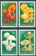 FAEROËR 1997 - MiNr. 311/314 - **/MNH - Flora - Endemic Mushrooms - Faroe Islands