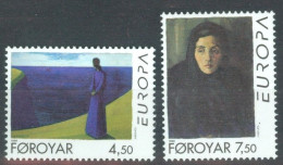 FAEROËR 1996 - MiNr. 296/297 - **/MNH - Europa/CEPT - Women - Art- Paintings - Faroe Islands