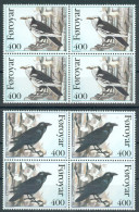 FAEROËR 1995 - MiNr. 283/284 BL4 - **/MNH - Fauna/Birds - Faroe Islands Raven - Faroe Islands