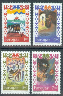 FAEROËR 1994 - MiNr. 266/269 - **/MNH - Music - Medieval Dance Songs - Faroe Islands