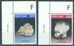 FAEROËR 1992 - MiNr. 237/238 - **/MNH - Minerals - Isole Faroer