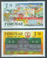 FAEROËR 1991 - MiNr. 217/218 - **/MNH - Tourism - 125th Anniv. Of Tórshavn - Islas Faeroes