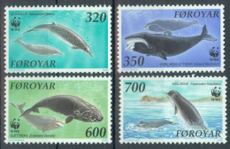 FAEROËR 1990 - MiNr. 203/206 - **/MNH - Fauna - Conservation: Whales In The North Atlantic - Faroe Islands