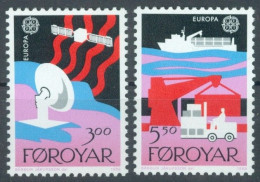 FAEROËR 1988 - MiNr. 166/167 - **/MNH - Europa/CEPT - Transport And Communication - Faroe Islands