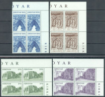 FAEROËR 1988 - MiNr. 175/178 BL4 - **/MNH - Tourism - Ruins Unfinished Cathedral, Kirkjubøur - Féroé (Iles)