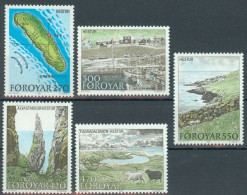 FAEROËR 1987 - MiNr. 154/158 - **/MNH - Tourism - The Isle Of Hestur - Färöer Inseln