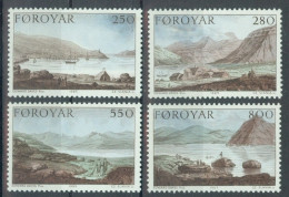 FAEROËR 1985 - MiNr. 112/115 - **/MNH - Art - Landscape Painting By Edward Dayes - Faeroër