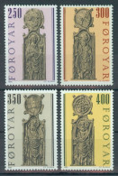 FAEROËR 1984 - MiNr. 93/96 - **/MNH - Church Pews In St. Olav's Church, Kirkjubøur - Isole Faroer