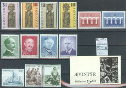 FAEROËR 1984 - MiNr. 93/105 + MH 2 - **/MNH - YEARSET - Färöer Inseln