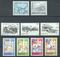 FAEROËR 1982 - MiNr. 70/78 - **/MNH - YEARSET - Isole Faroer