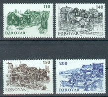 FAEROËR 1981 - MiNr. 59/62 - **/MNH - Tourism - Old Tórshavn - Féroé (Iles)