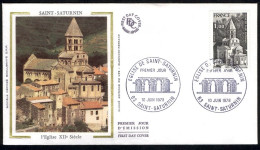 FDC/France/Année 1978 - N°1998 : Eglise De Saint Saturnin - 1970-1979