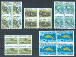 FAEROËR 1978 - MiNr. 31/35 BL4 - **/MNH -  Mykines Island - Faroe Islands