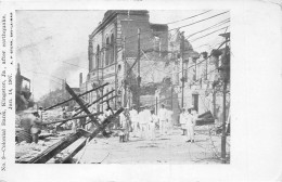 Jamaïque - Jamaica - KINGSTON - Colonial Bank After Earthquake, 14/1/1907 - Tremblement De Terre - Voyagé 1904 (2 Scans) - Jamaïque