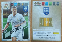 AC - 130 TONI KROOS  REAL MADRID  PANINI FIFA 365 2018 ADRENALYN TRADING CARD - Trading-Karten