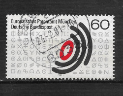 ALLEMAGNE   FÈDÉRALE N°   920 " BREVETS À MUNICH " - Used Stamps