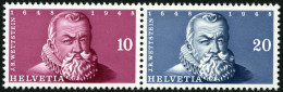 SCHWEIZ BUNDESPOST 512/3 **, 1948, Einzelmarken IMABA, Prachtpaar, Mi. 70.- - Nuevos