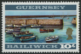 GUERNSEY 22B **, 1970, 10 Sh. Ansichten, Gezähnt K 131/4:13, Pracht, Mi. 60.- - Guernsey