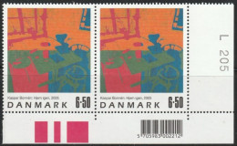 Dänemark 2005 Mi-Nr.1409 Paar Zeitgenössische Kunst( C 142) - Ongebruikt
